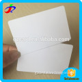 alibaba factory credit card size ID white blank plastic pvc cards for thermail/ribbon printer